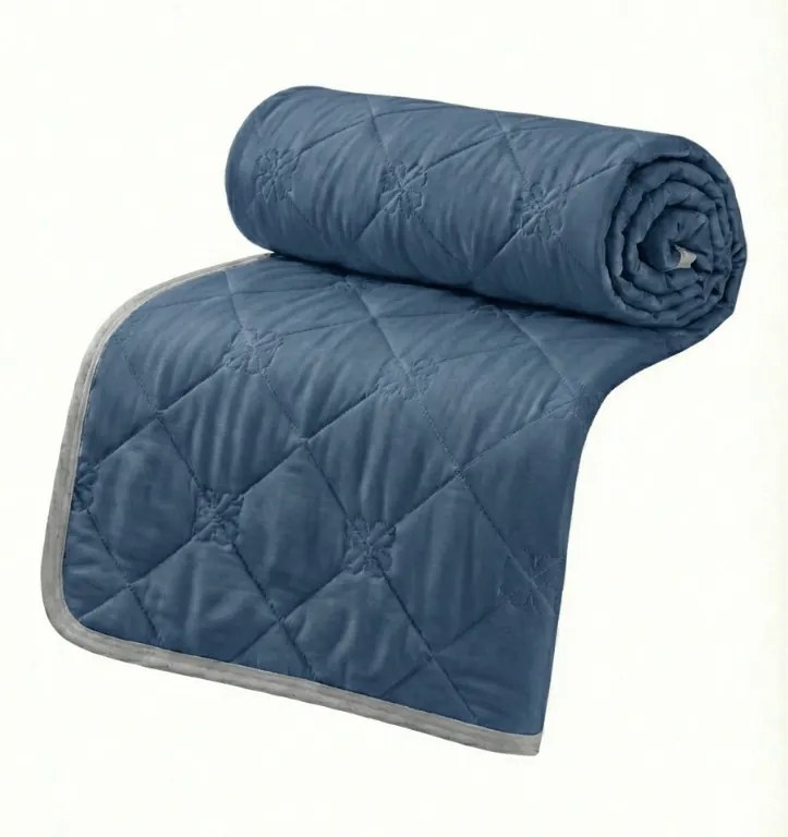 Hűsítő nyári paplan ELARIA, sötétkék Méret: 140 x 200 cm