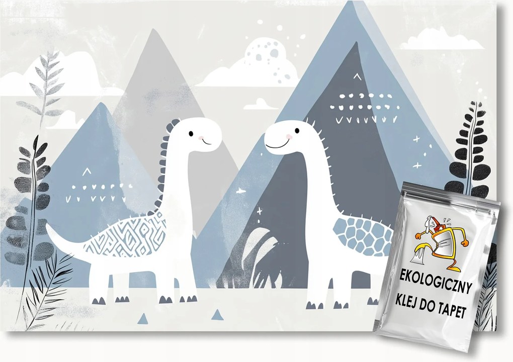 Fotótapéta Flizelina Gyerekek Hegyek Dinoszauruszok Őstörténet Jura 400x280 ragasztó