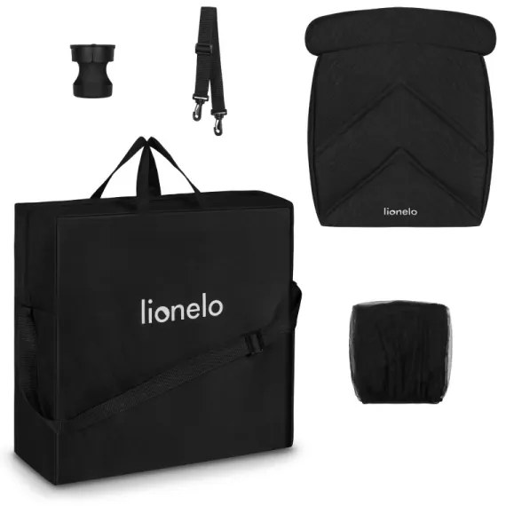 Lionelo - Babakocsi CLOE fekete/arany