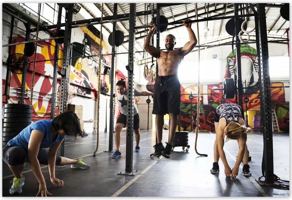 Poszterek 155x105 Edzőterem Edzés Teljesítmény