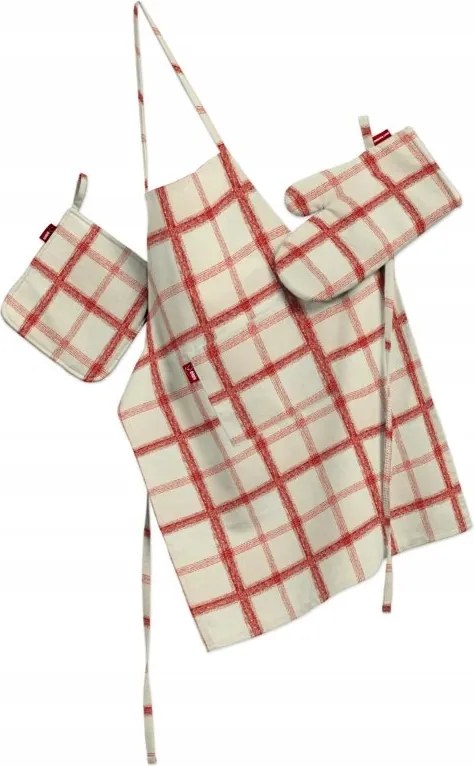 Dekoria Konyhai kötény,kesztyű és fogó szett fehér