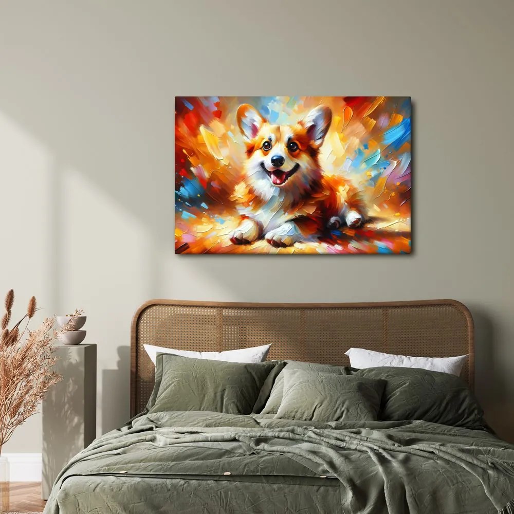 Kép boldog kiskutya