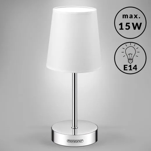 monzana® Lumiere asztali lámpa 32x13x13 cm - fehér