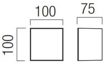 Redo 90321 - LED kültéri lámpa KODIAK LED/5W/230V 4000K 10 cm IP65 fehér