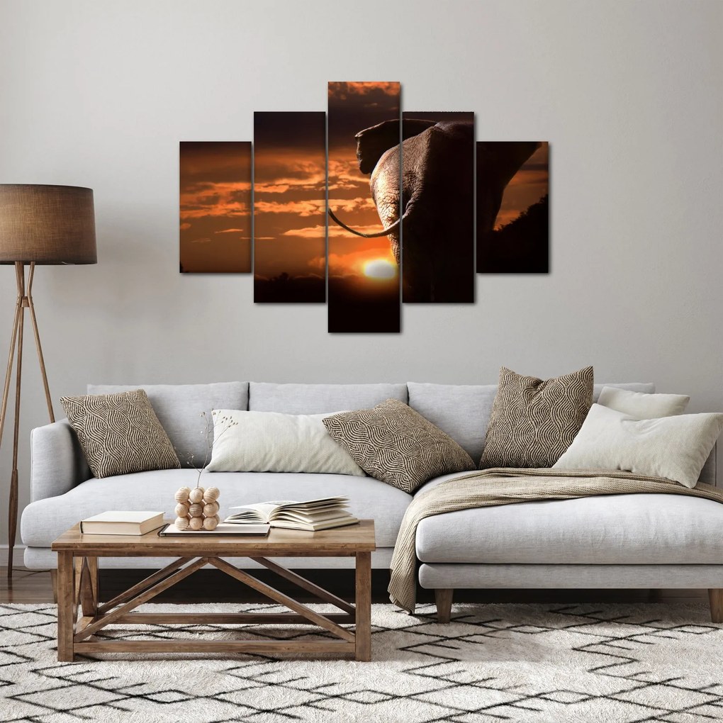 Elefánt képe (150x105 cm)