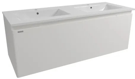 Naturel Ancona Fürdőszobaszekrény mosdóval 120x45x46 cm fehér ANCONA2120DVB