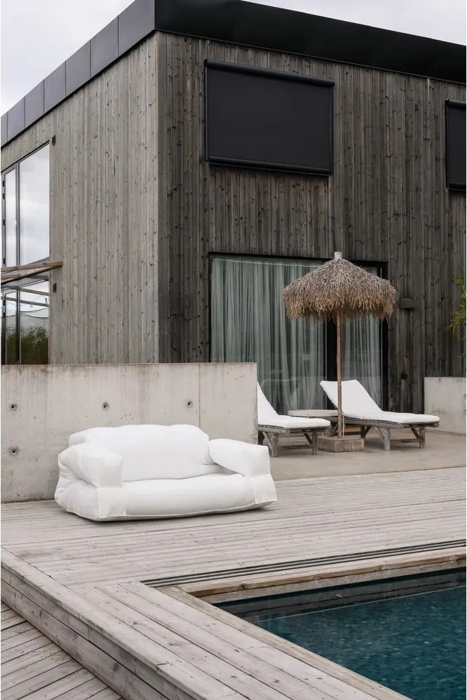 Design OUT™ Hippo White kinyitható fehér kültéri kanapé - Karup Design