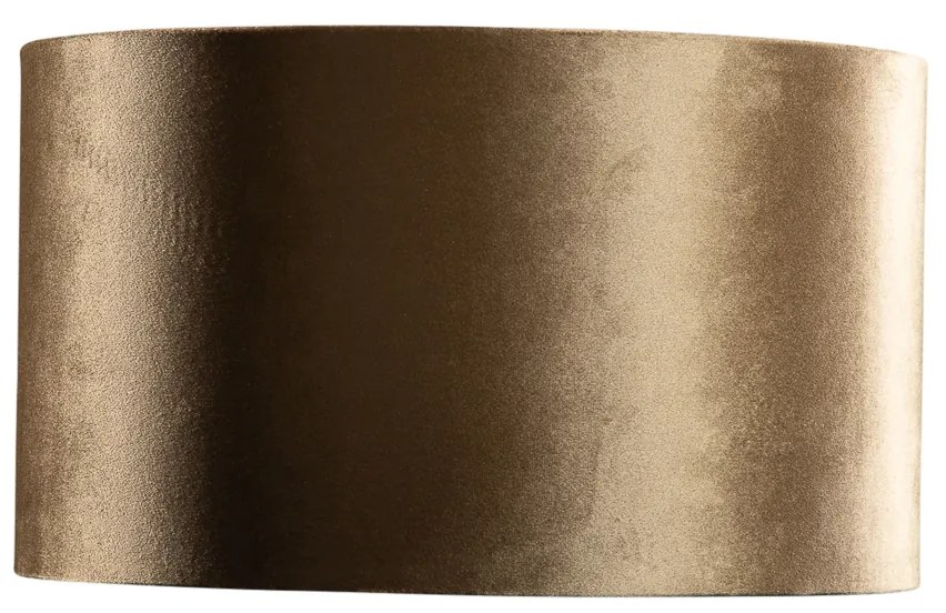 Bársony lámpabúra bronz színű, arany belsővel 35/35/20