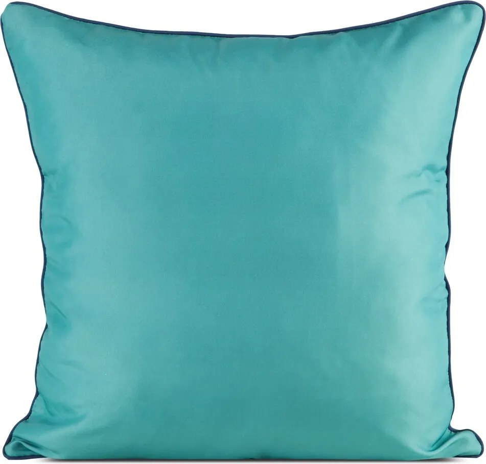 Dekoratív vízálló párnahuzat Garden 45x45 kerti türkizkék