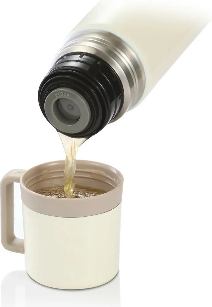 Tescoma CONSTANT CREAM termosz bögrével, 1 l, 1 l