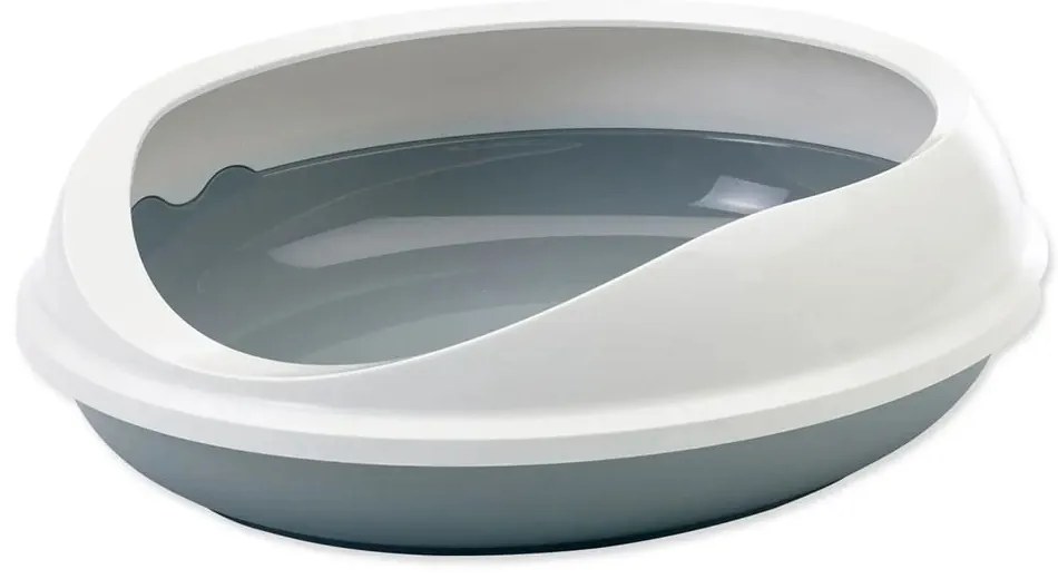 Fehér-szürke macskatoalett 49x55 cm Savic Figaro – Plaček Pet Products