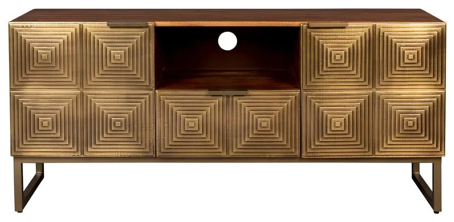 Aranyszínű mangófa TV-állvány 40x60 cm Volan – Dutchbone