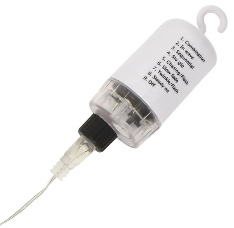 2 db karácsonyi kék csillagfény 140 db LED 17 cm