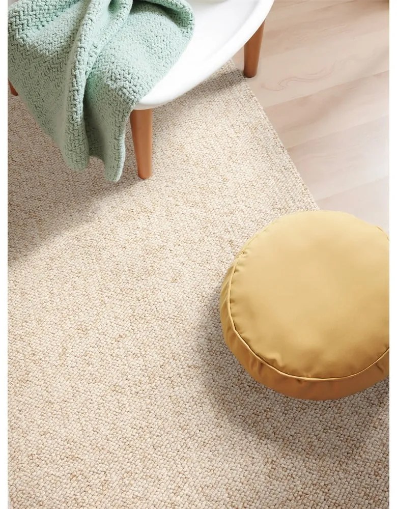 Krémszínű mosható szőnyeg 80x150 cm Rocco Cream – Elle Decoration