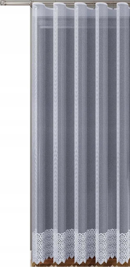 Mg Függöny jacquard 775/1 Fehér 200x200cm kész G szalaggal