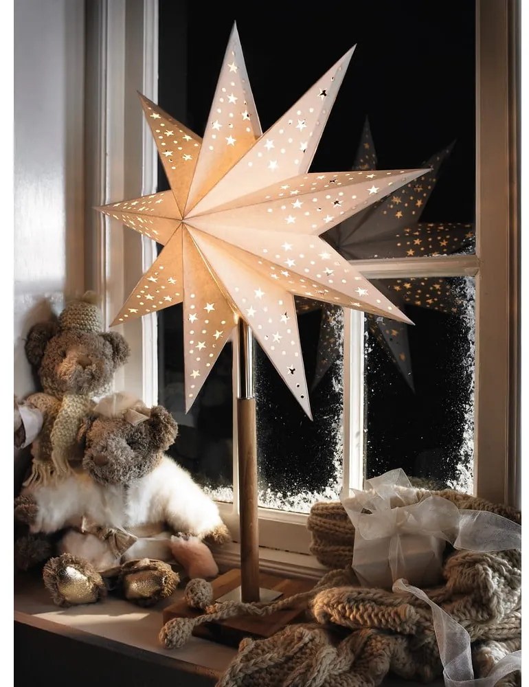 Fehér karácsonyi fénydekoráció Solvalla – Markslöjd