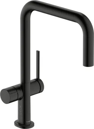 Hansgrohe Talis mosogató csaptelep elzárószeleppel csiszolt fekete króm 72807340