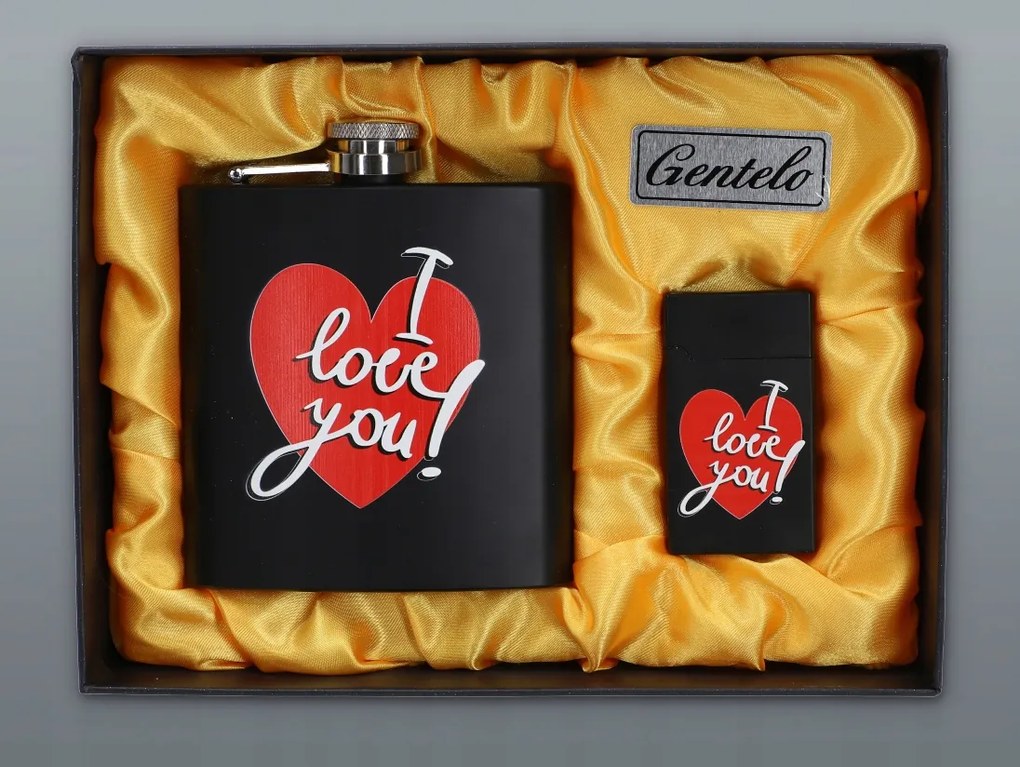 Csípő Lombik Öngyújtó I Love You Szív 4315