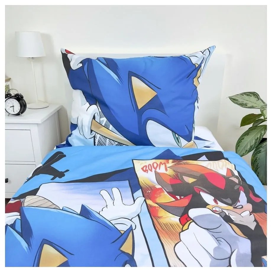 Egyszemélyes pamut gyerek ágyneműhuzat 140x200 cm Sonic – Jerry Fabrics