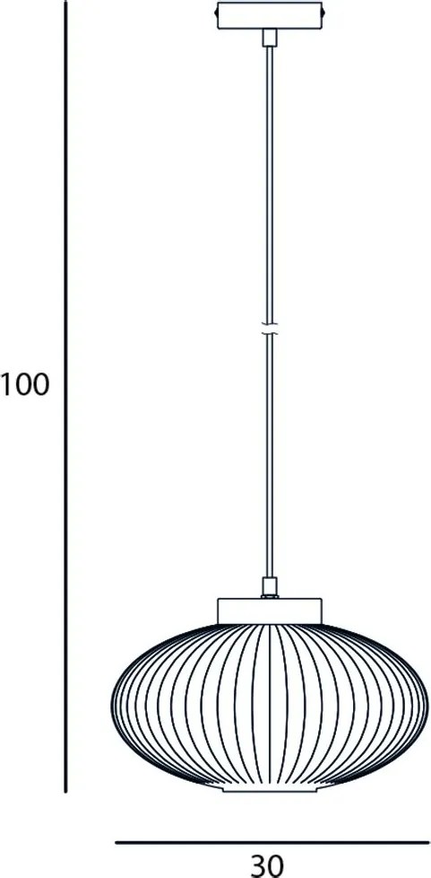 Italux klasszikus függeszték groste fehér fekete itxpnd-52376-1-bk