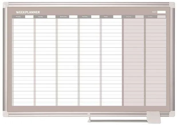 VICTORIA Heti tervezőtábla, mágneses, 90x60 cm, VICTORIA