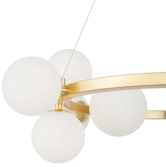 Maytoni MOD545PL-11BS - Csillár zsinóron DALLAS 11xG9/28W/230V arany