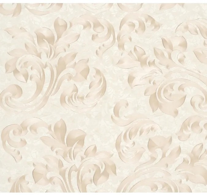 Elegáns drapp inda mintás tapéta 70cm széles (56030)