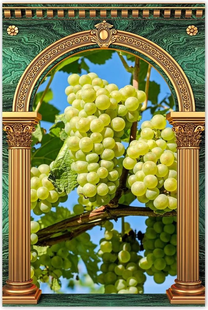 Poszterek 40x60 Zöld szőlő