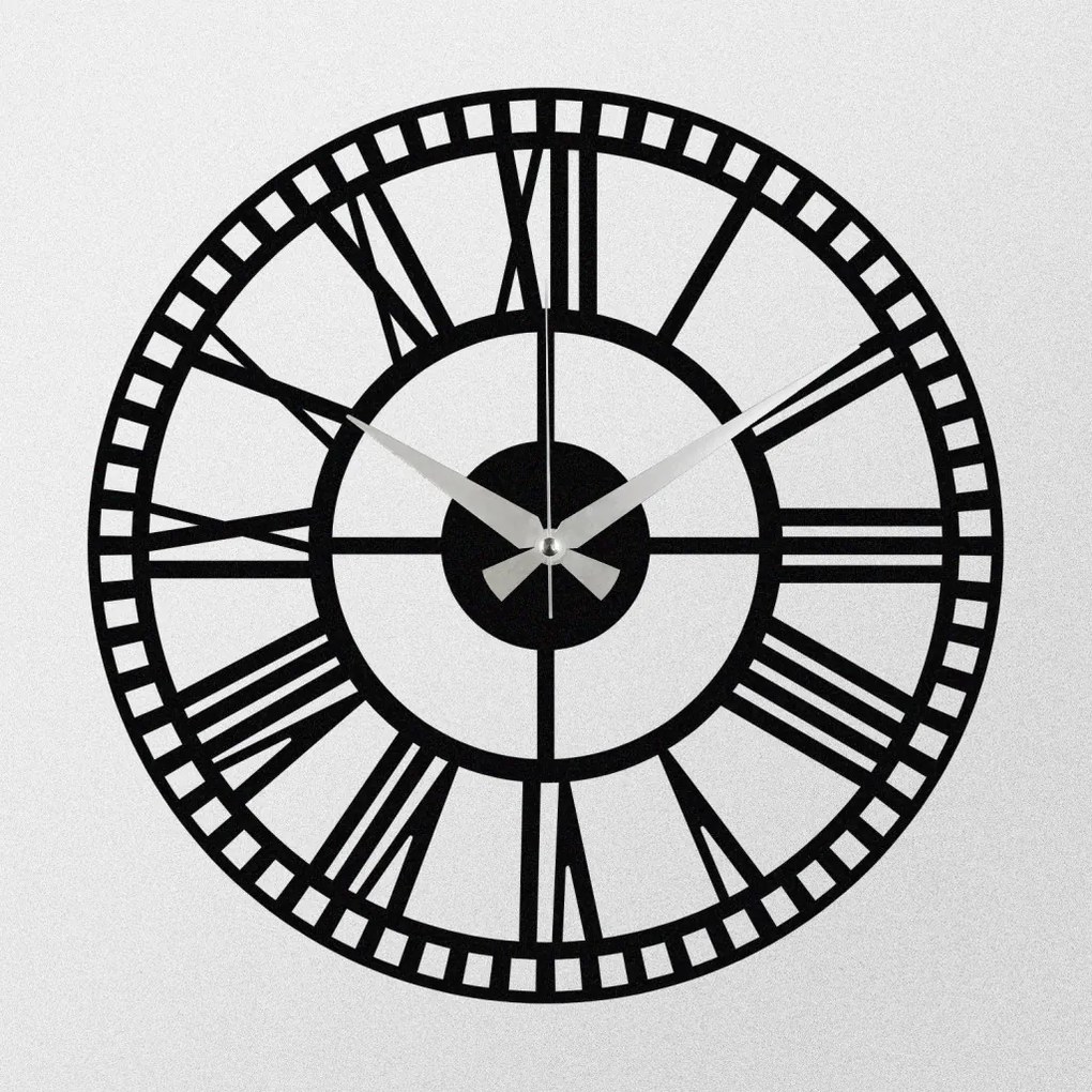 Enzoclock fém falióra, 48×48 cm – S004