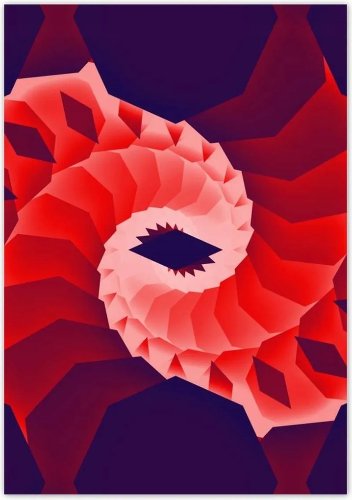 Poszterek 70x100 Piros kanyar