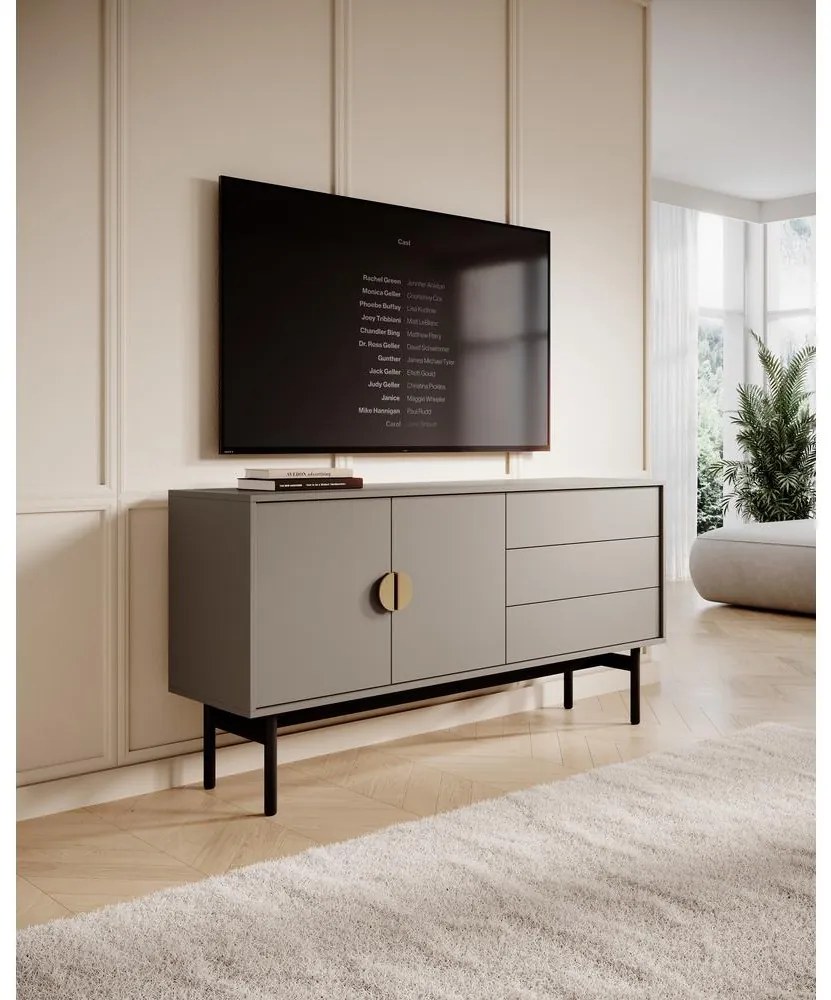 Tv szekrény/asztal Stellia S1 (cappuccino + fekete). 1099083
