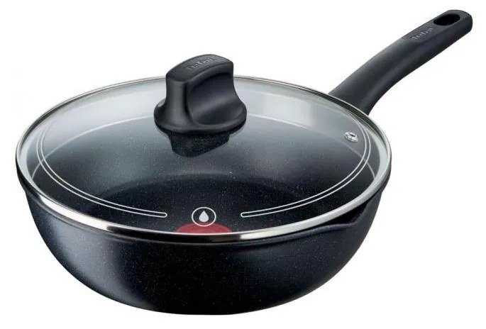 Tefal - Serpenyő fedővel BLACK STONE 26 cm