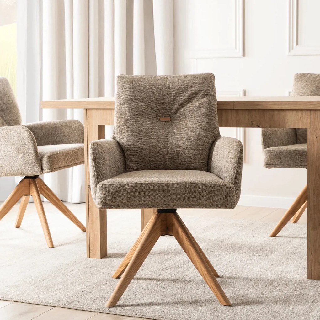 Forgó Étkezőszék Barna Színben. BIANCO