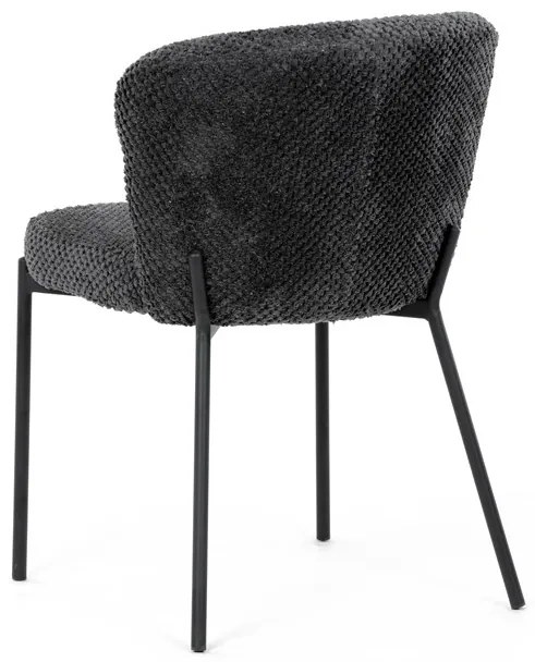 Étkezőszék szürke bouclé szövettel. CT-W1077 GREY2