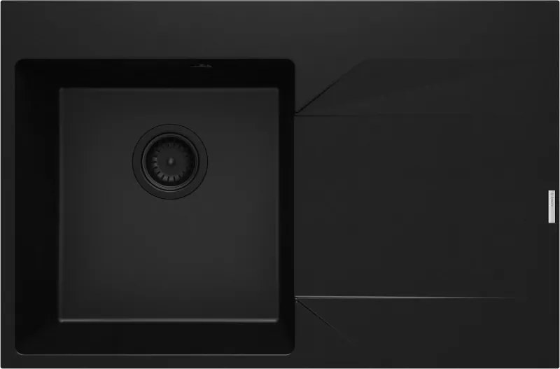 Evora gránit mosogató_nero_1 medence+csepegtető