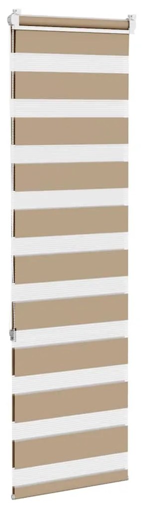 zebrafüggönnyel homokbarna szövetszélesség 40,9 cm poliészter