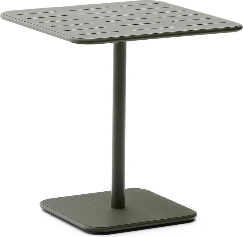 Acél kerti étkezőasztal 70x70 cm Brai – Kave Home