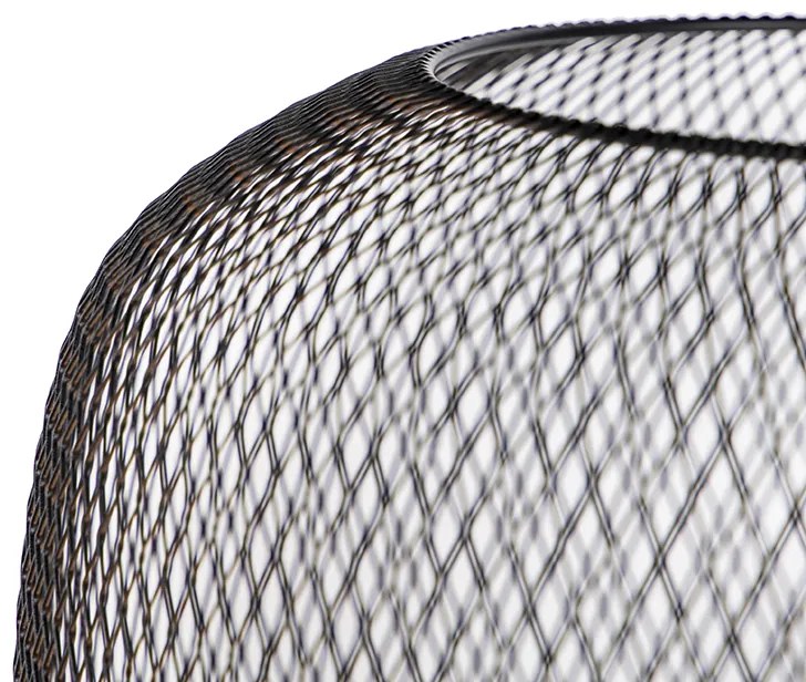 Modern fekete állólámpa - Bliss Mesh