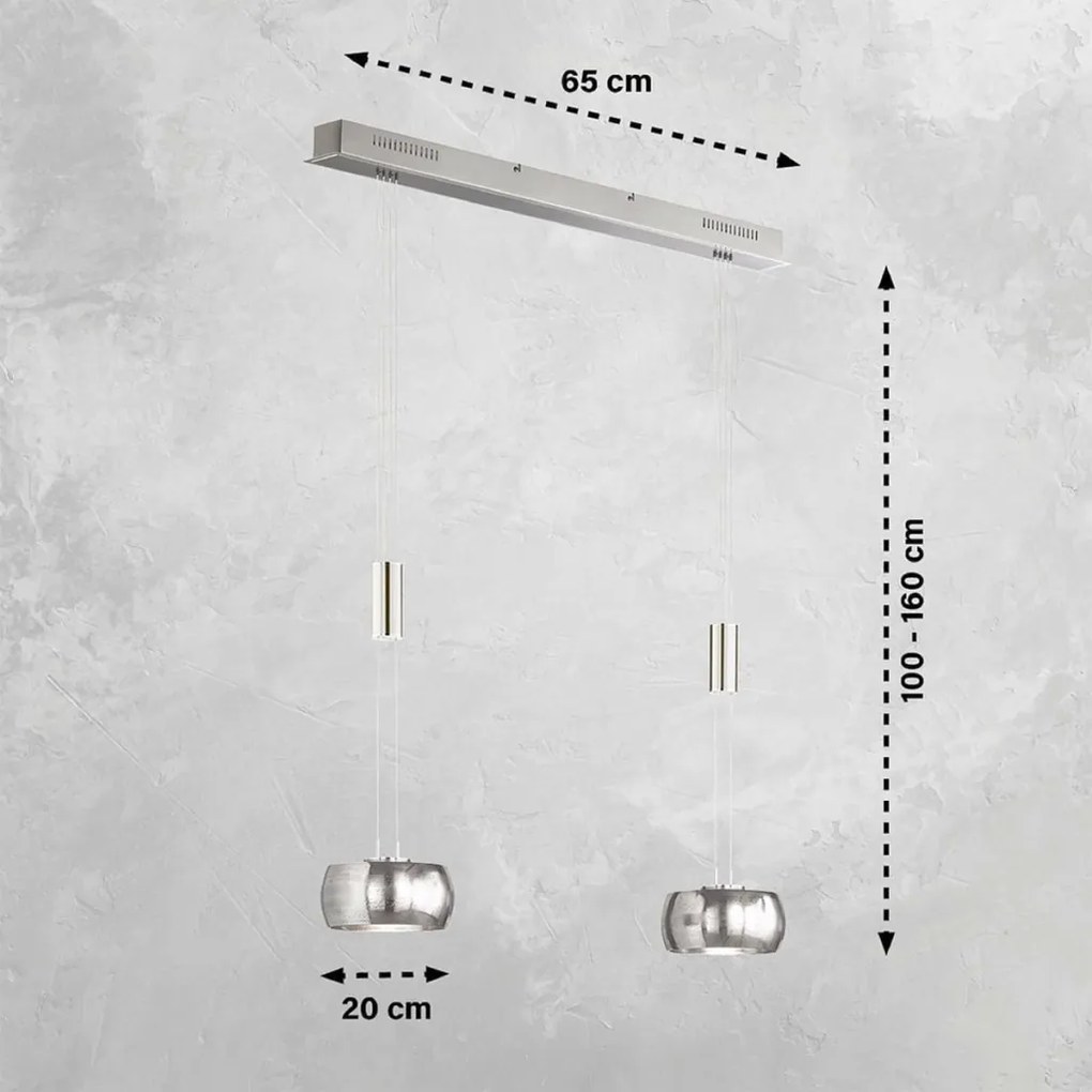 Fischer&Honsel Colette 60989 Lepel lámpa 2x9W/LED 2700K 1900 lm IP20