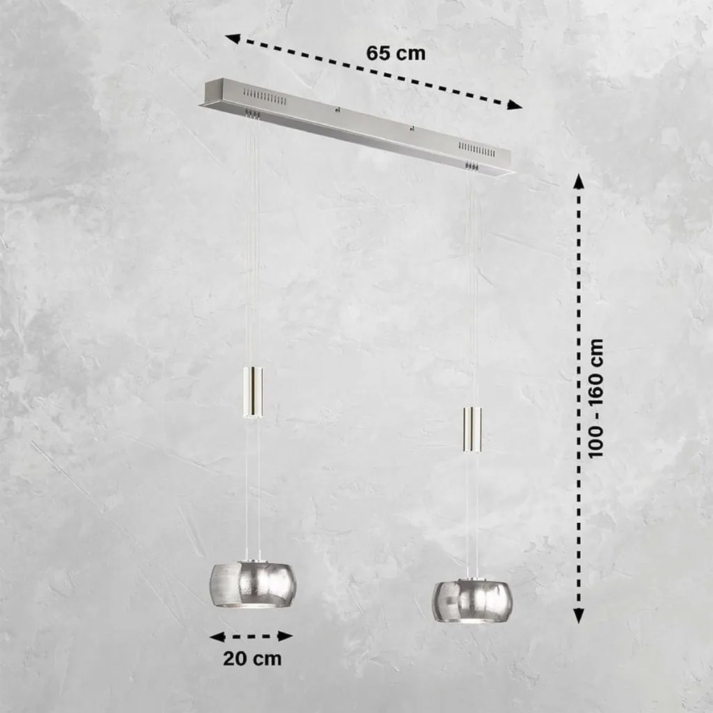 Fischer&Honsel Colette 60989 Lepel lámpa 2x9W/LED 2700K 1900 lm IP20