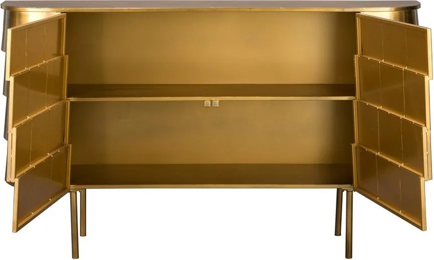 Aranyszínű fém komód 117x70x26 cm Hanna – Dutchbone