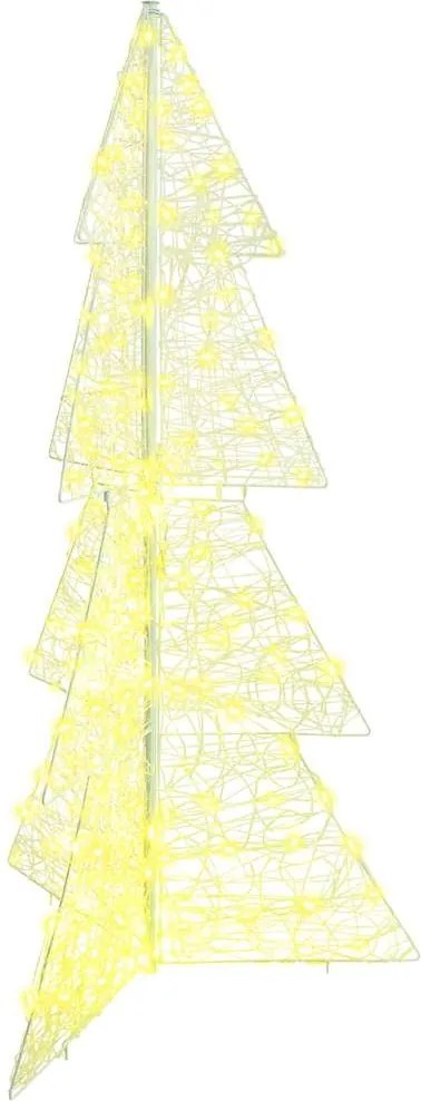 vidaXL Karácsonyfa 160 LED-del Meleg fehér 150 cm Akril