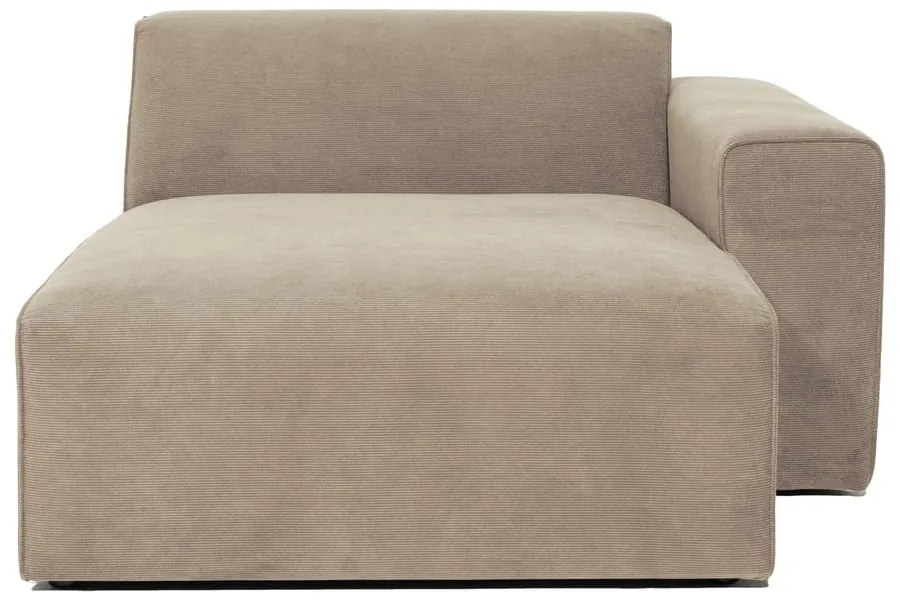 Sting bézs kordbársony kanapé modul, jobb oldali - Scandic