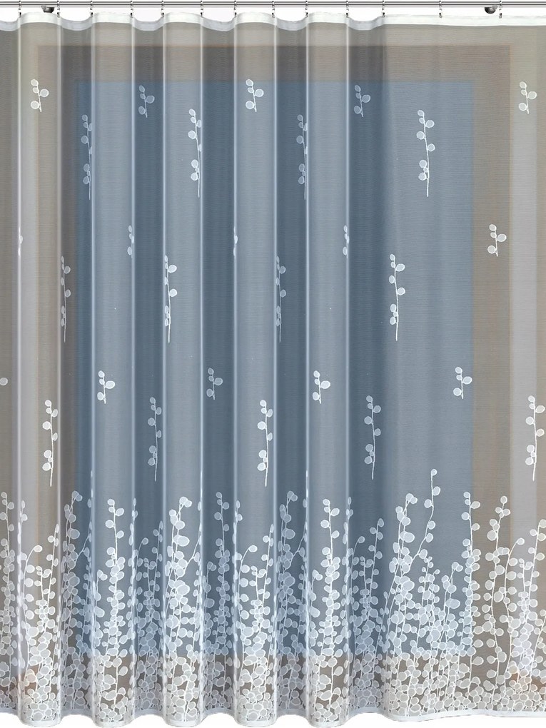 Mg Függöny 35075 Fehér 350x160cm Kész Szalaggal M