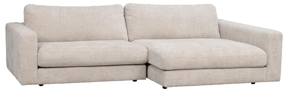 Krémszínű sarokkanapé (jobb oldali) Duncan - Rowico