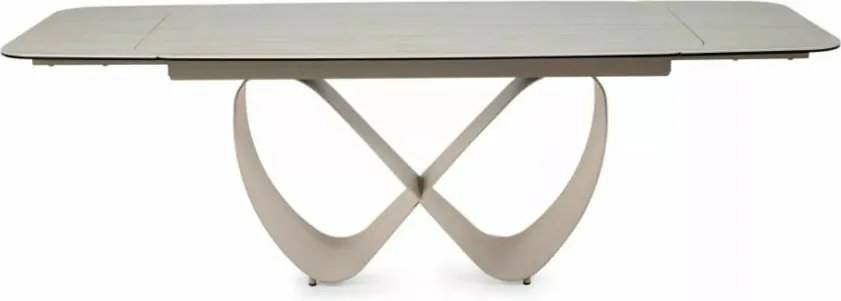 Infinity bővíthető étkezőasztal kerámia bézs/kasmír 160-240 cm