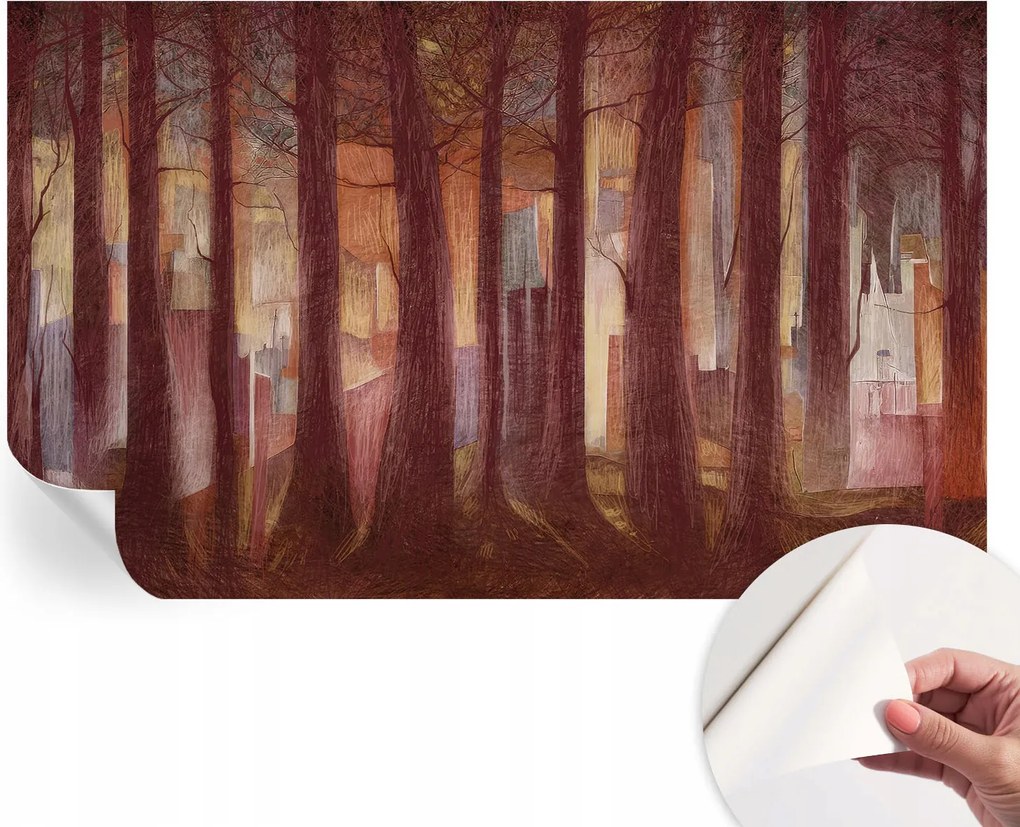 Modern öntapadós fali fotótapéta Rejtélyes tájkép 416x254 cm