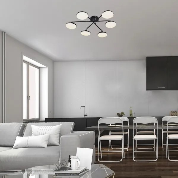 Rabalux 71063 - LED csillár MADI LED/24W/230V 3000K fekete