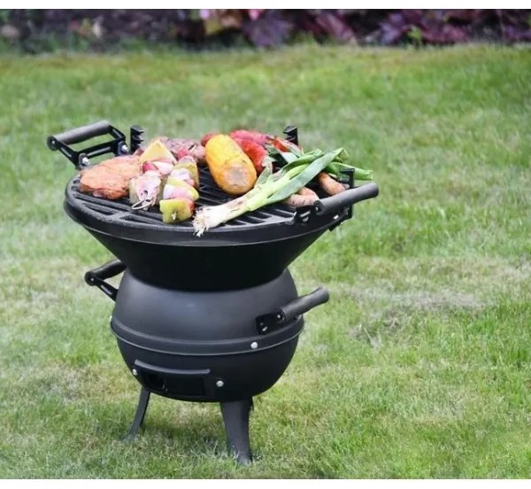 Hordozható grill 35 cm átmérővel