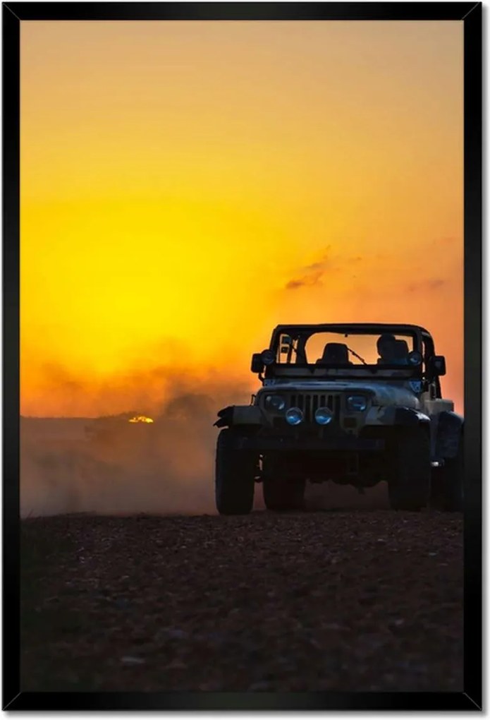 Poszterek keretben 40x60 Sivatag Terepjáró